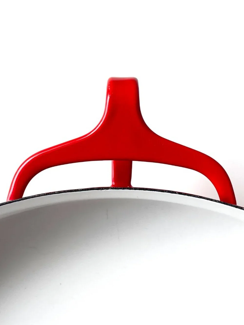 Vintage MCM Dansk Designs Kobenstyle Quistgaard Danish Red Enamel Paella Pan